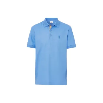 Burberry Polo Shirt Men's Sky Blue