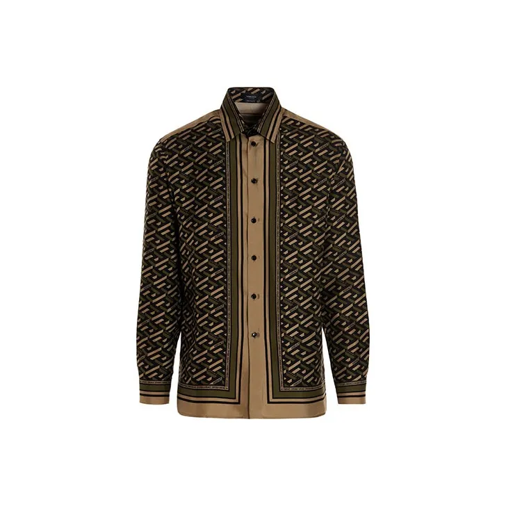 FANSIZHE VERSACE Shirt Men's Brown-0
