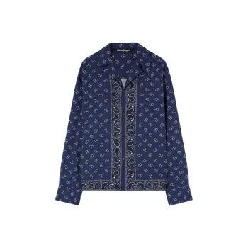 PALM ANGELS Paisley Printed Buttoned Shirt