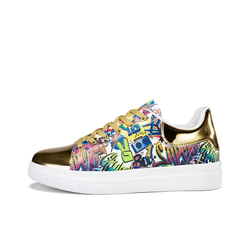 CAMOSI Anti Slip Wear Resistant Low Top Skateboard Shoes Men's-3