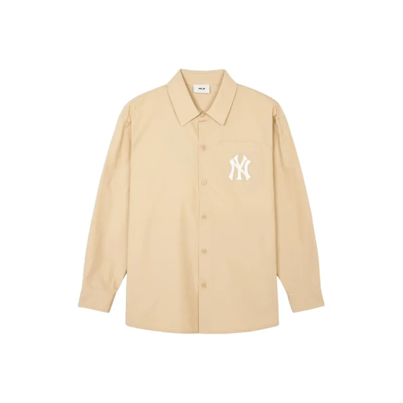 MLB SS24 New York Yankees Shirt Unisex Apricot-0