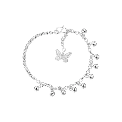 Adorned With Hearts 999 Fine Silver Bracelets Women's