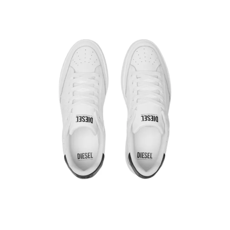 DIESEL S Dakota Low Top Skateboard Shoes Men's White-5