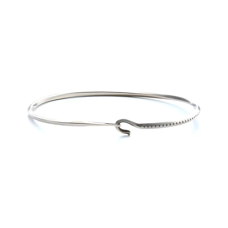 Werkstatt Munchen Silver Bangles Men's Silver-1