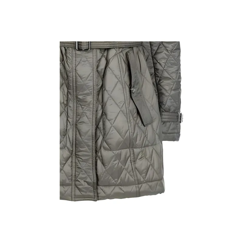 Burberry Trench Coat Women's Green-4