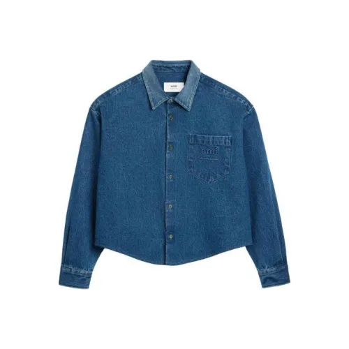 AMIPARIS Alexandre Mattiussi Ami Button Up Denim Shirt