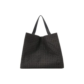 ISSEY MIYAKE Cart Cotton Tote Bag, Shopping Bag, Shoulder Bag Unisex Black Umber