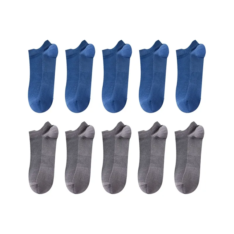 Cotton Gene No Show Socks Men's Combo Set-18