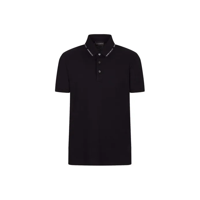 EMPORIO ARMANI Polo Shirt Men's Black-0
