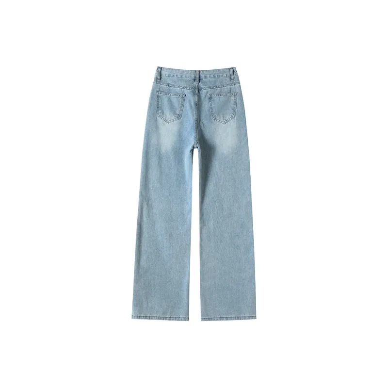 Flowers in water Jeans Women's-0