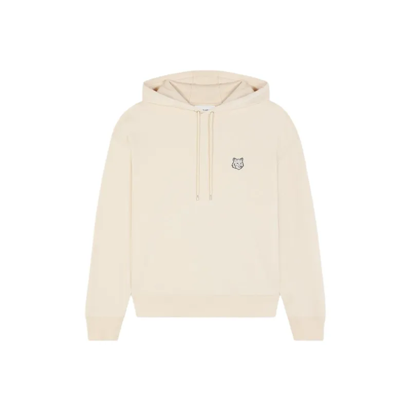 Maison Kitsune Fox Head Patch Drawstring Hoodie-0