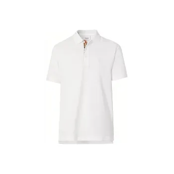 Burberry Monogram Motif Piqué Polo Shirt