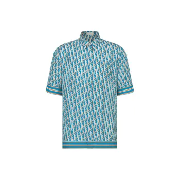 DIOR Quarterly New Products Shirts Men Blue