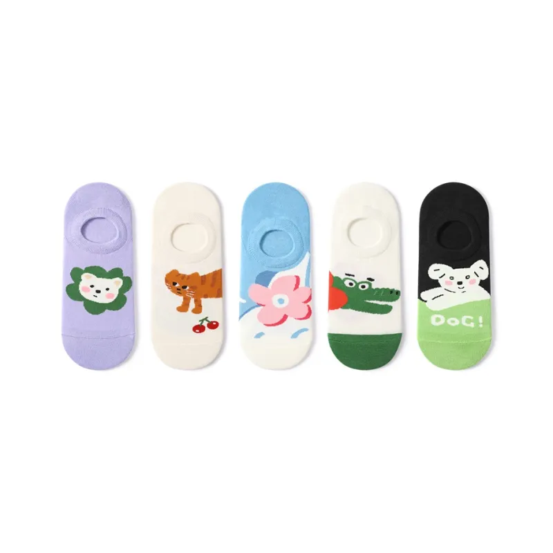 Primeet No Show Socks Women's 5 Pack-26