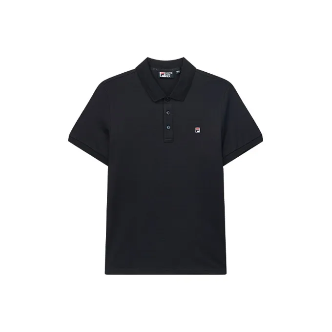 FILA Polo Shirts Men Navy Blue-0