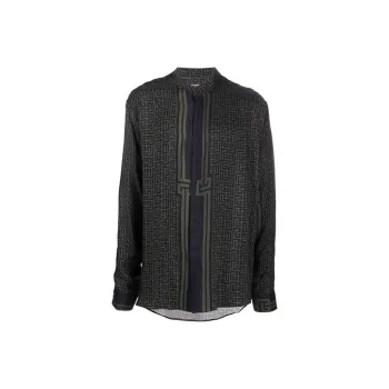 BALMAIN Shirts Men Dark Green