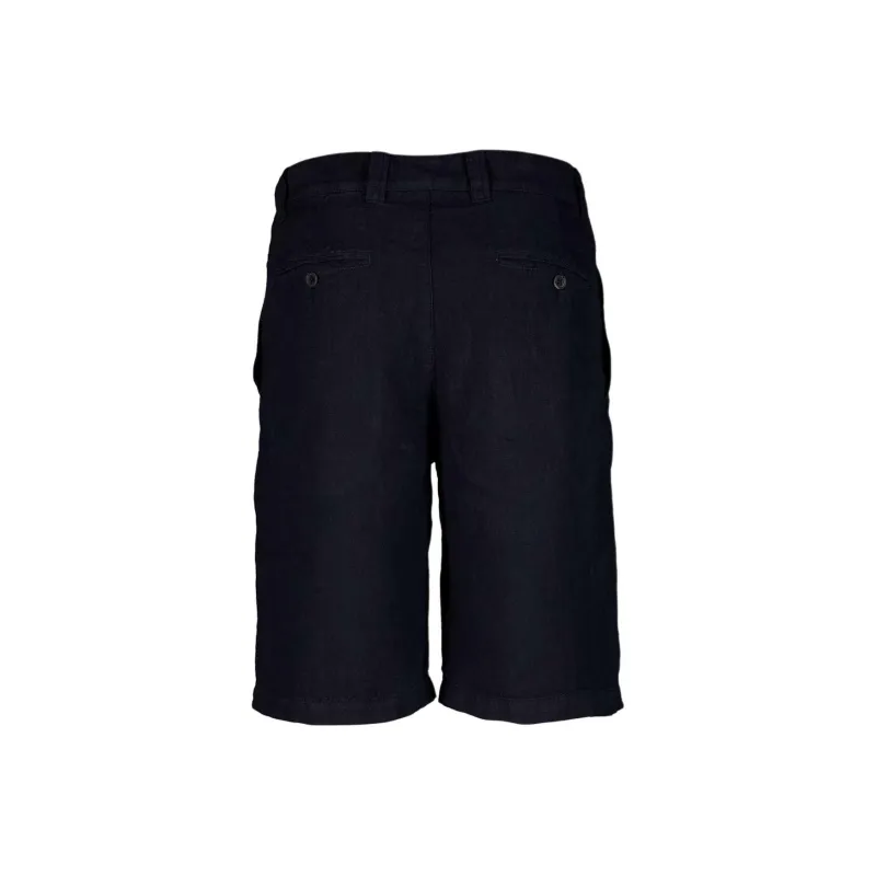 120% LINO Mid rise Linen Bermuda Shorts-1