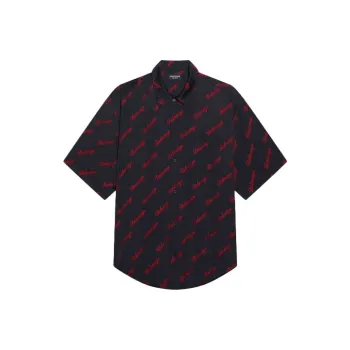 Balenciaga Shirts Men Black