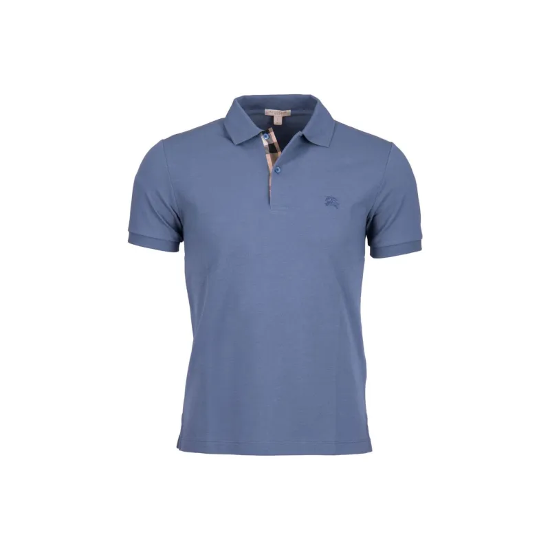 Burberry Oxford Logo Embroidered Polo-9