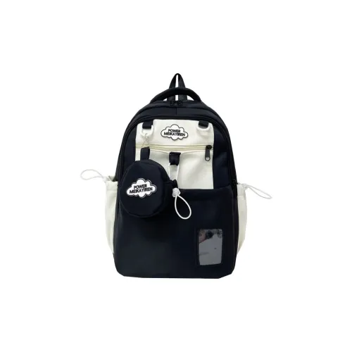 Yalu Composite Fabric Material Backpack Women's Black/Yellow/Khaki/Blue/Green