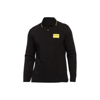VERSACE JEANS COUTURE Polo Shirts Men Black