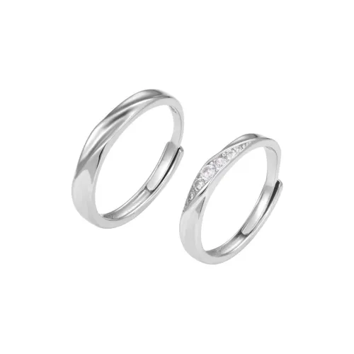 CLARKIA FLOWER 999 Fine Silver Rings Unisex