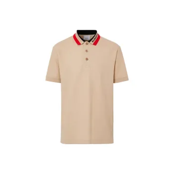 Burberry Polo Shirts Men Tawny