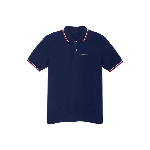 PRADA Polo Shirt Men's Dark Blue