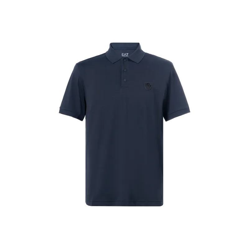 EMPORIO ARMANI EA7 Polo Shirt Men's Navy Blue-0