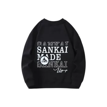 SANKAIMADE Sweatshirts Unisex Black