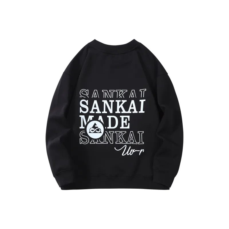 SANKAIMADE Sweatshirts Unisex Black-0