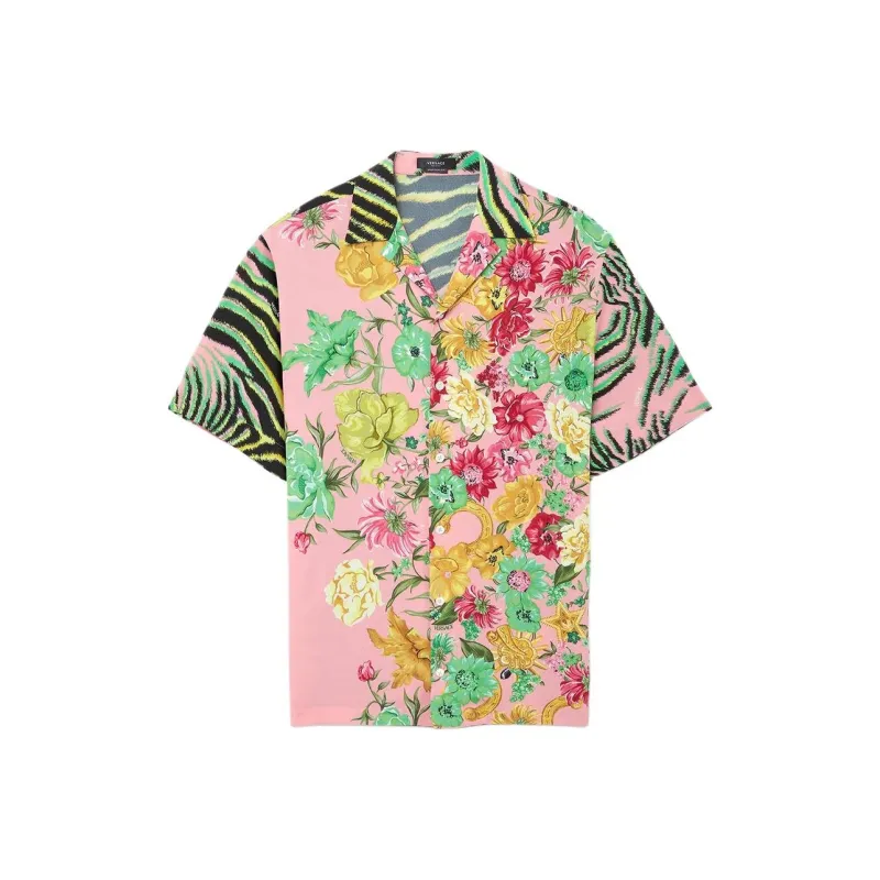 VERSACE FW23 Wildflower West Tiger Shirt Shirt Men's Multicolor-0