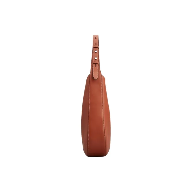 TOD'S DI Calfskin One Shoulder Handbag Trumpets Women's Orange-2