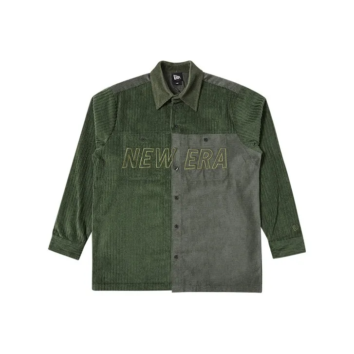 New Era Shirts Unisex Army Green-0
