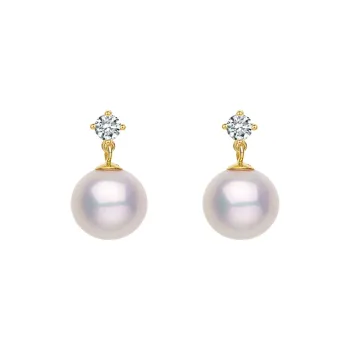 ANGEPERLE Freshwater Pearl Earrings Women's