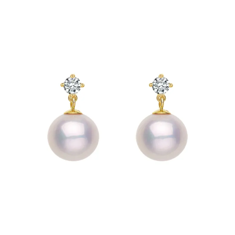ANGEPERLE Freshwater Pearl Earrings Women's-0