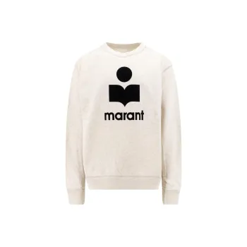 ISABEL MARANT Logo Flocked Crewneck Sweatshirt