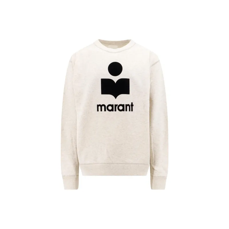 ISABEL MARANT Logo Flocked Crewneck Sweatshirt-0