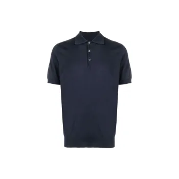 Brunello Cucinelli Short Sleeved Buttoned Polo Shirt