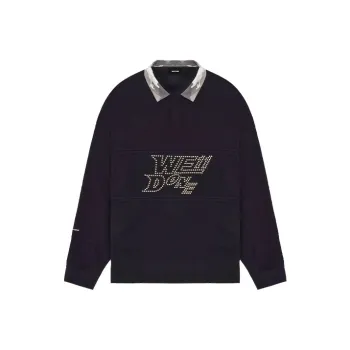 WE11DONE Polo Shirts Unisex Black