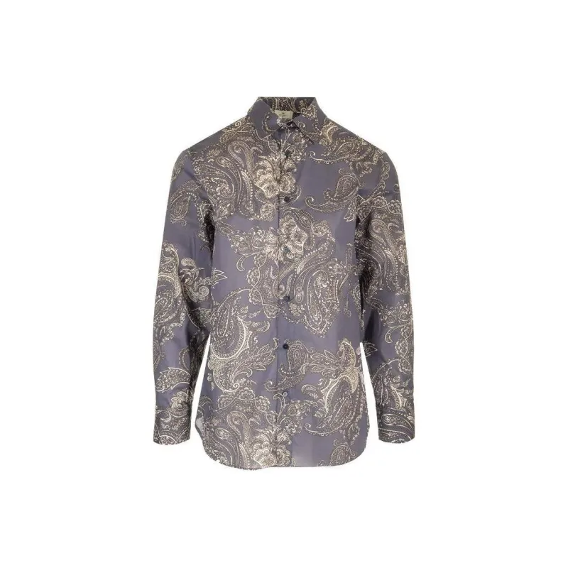ETRO Paisley Print Long Sleeved Shirt-0