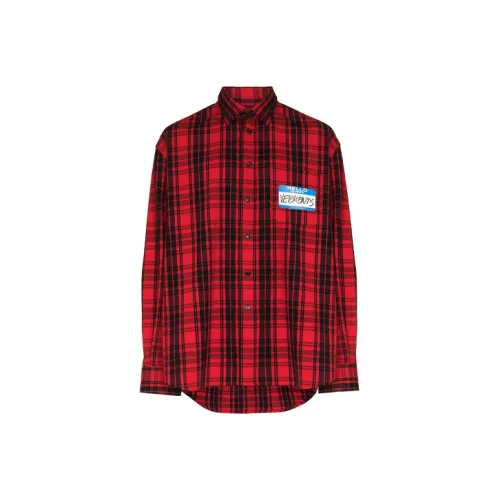 Vetements My Name Is Vetements Flannel Shirt