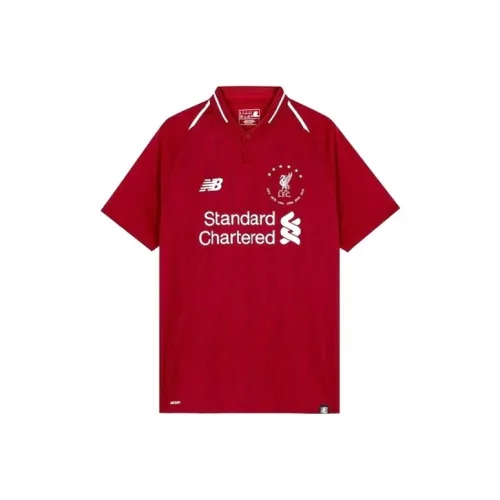New Balance Polo Shirts Men Red