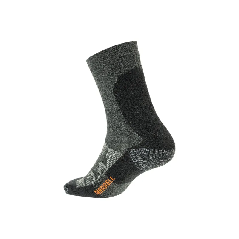 MERRELL Moab Mid Calf Socks Unisex 1 Pack Gray-3