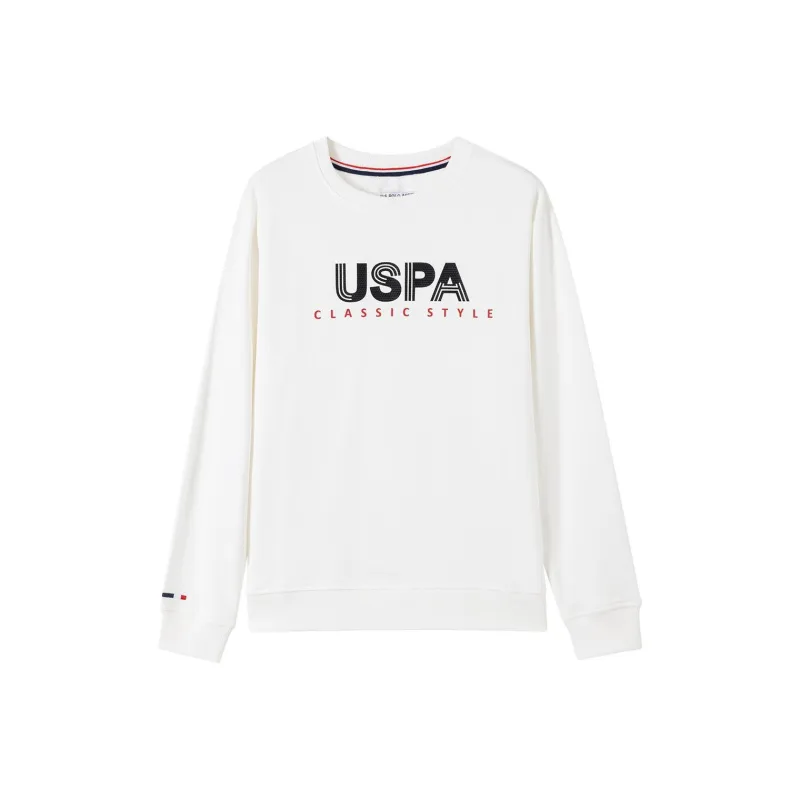 U.S. POLO ASSN. Sweatshirt Men's Pure White-0