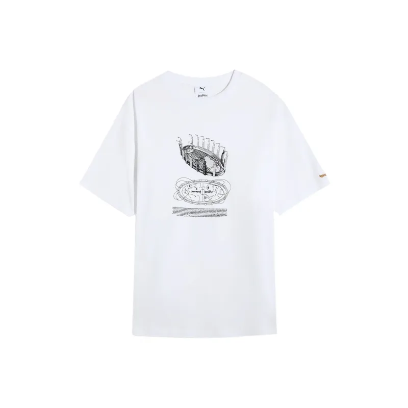PUMA x HARRY POTTER Graphic OVERSIZED T Shirt Unisex White 02-0