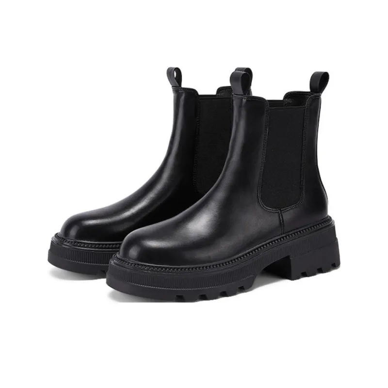 DAPHNE Short Chelsea Boots 6cm Women's-5