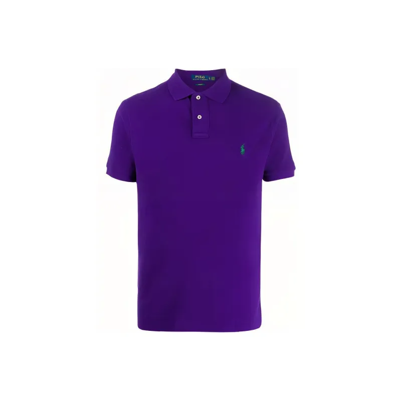 Polo Ralph Lauren Logo Embroidered Short Sleeved Polo Shirt-0