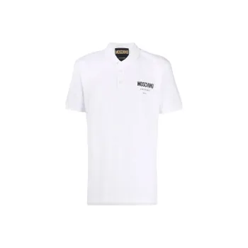 MOSCHINO Logo print Polo Shirt