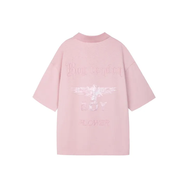 Boy London Polo Shirts Unisex Pink-0